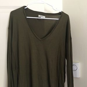 Madewell olive shirt